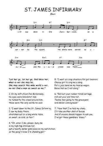St. james infirmary blues