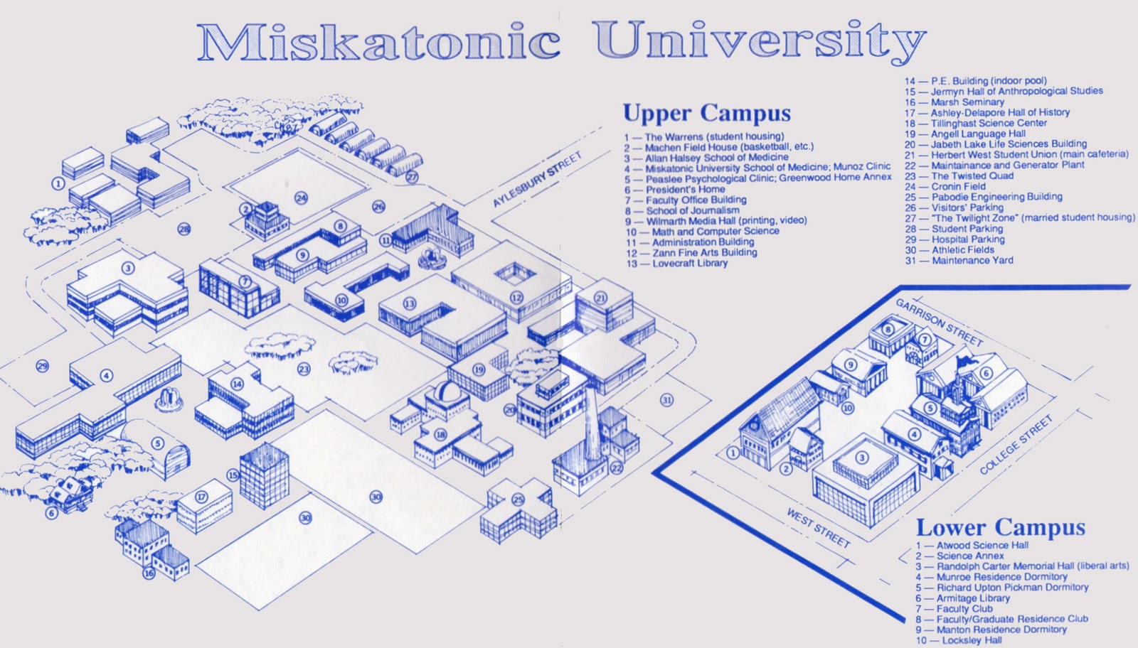 Image result for miskatonic university