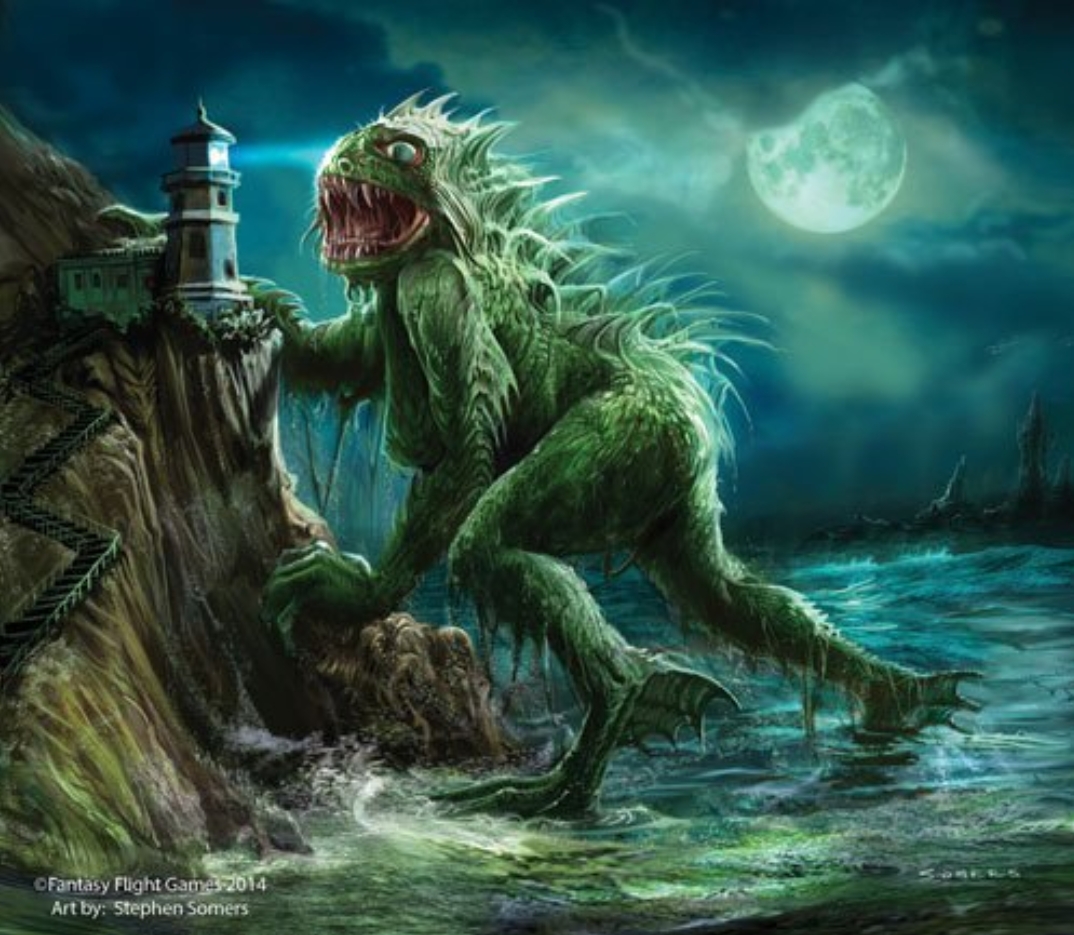 Image result for picture of hp lovecraft dagon