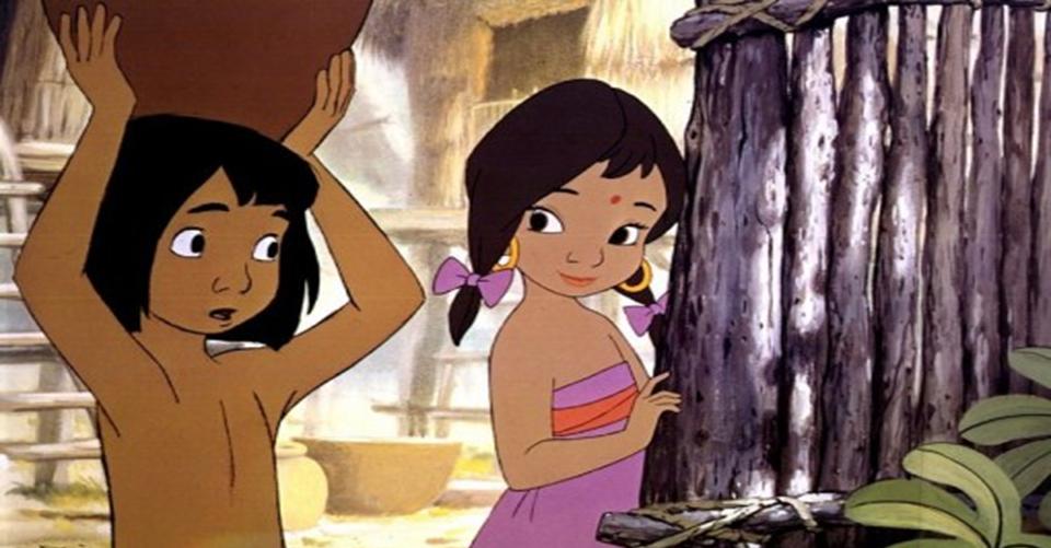 Image result for Mowgli and the girl