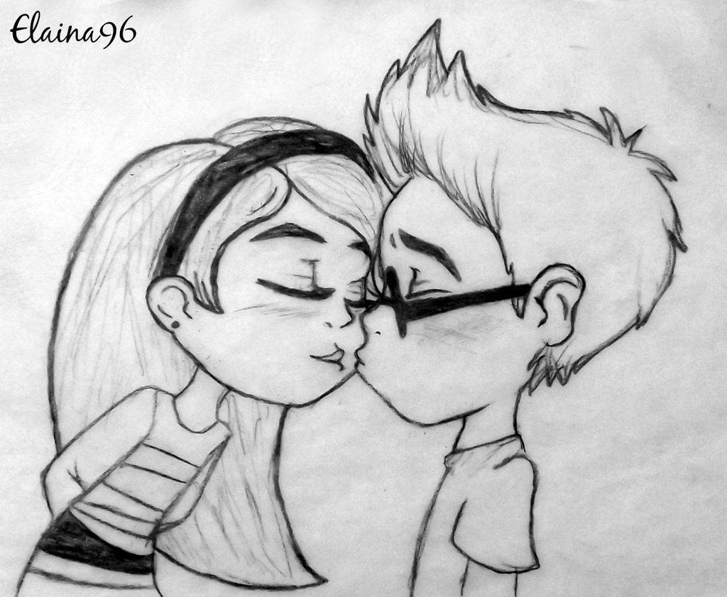 Penny peterson and sherman love sketch kiss 96930380 jpg