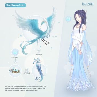 Dreamland Lunar Blue Phoenix S Letter Love Nikki Dress Up Queen Wiki Fandom