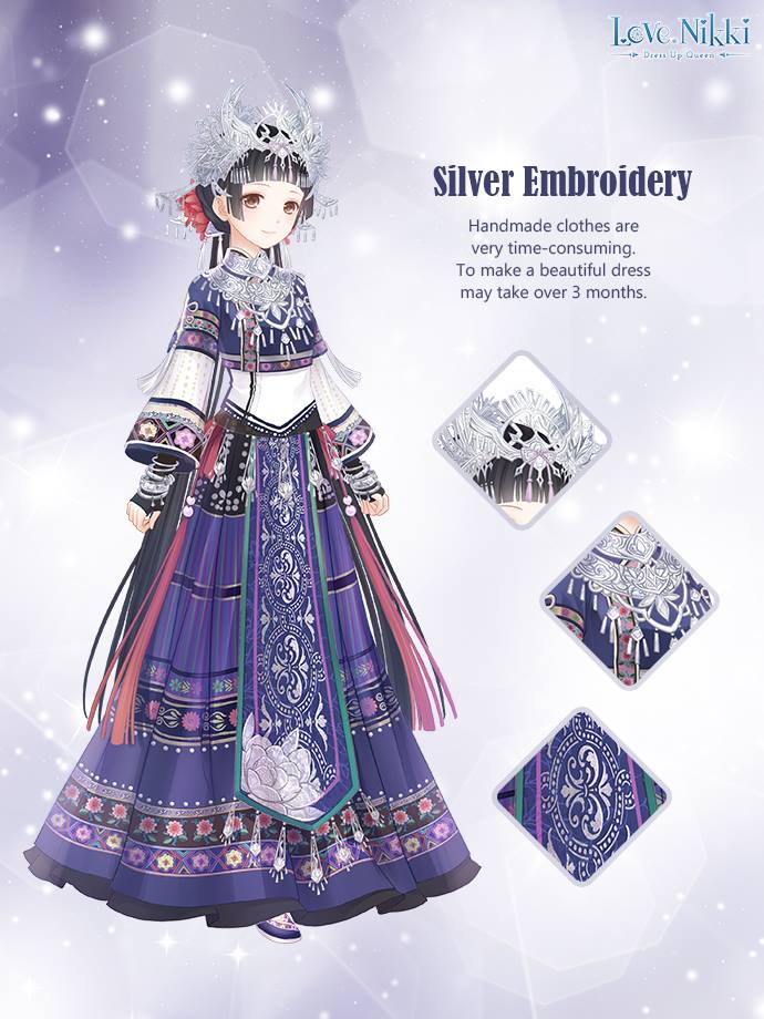 Silver Embroidery  Love Nikki-Dress UP Queen! Wiki  FANDOM powered by Wikia