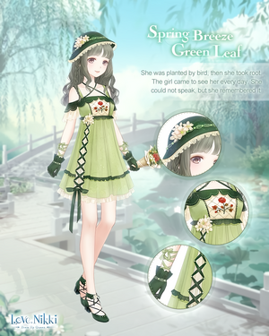 Spring Breeze Green Leaf | Love Nikki-Dress UP Queen! Wiki | Fandom