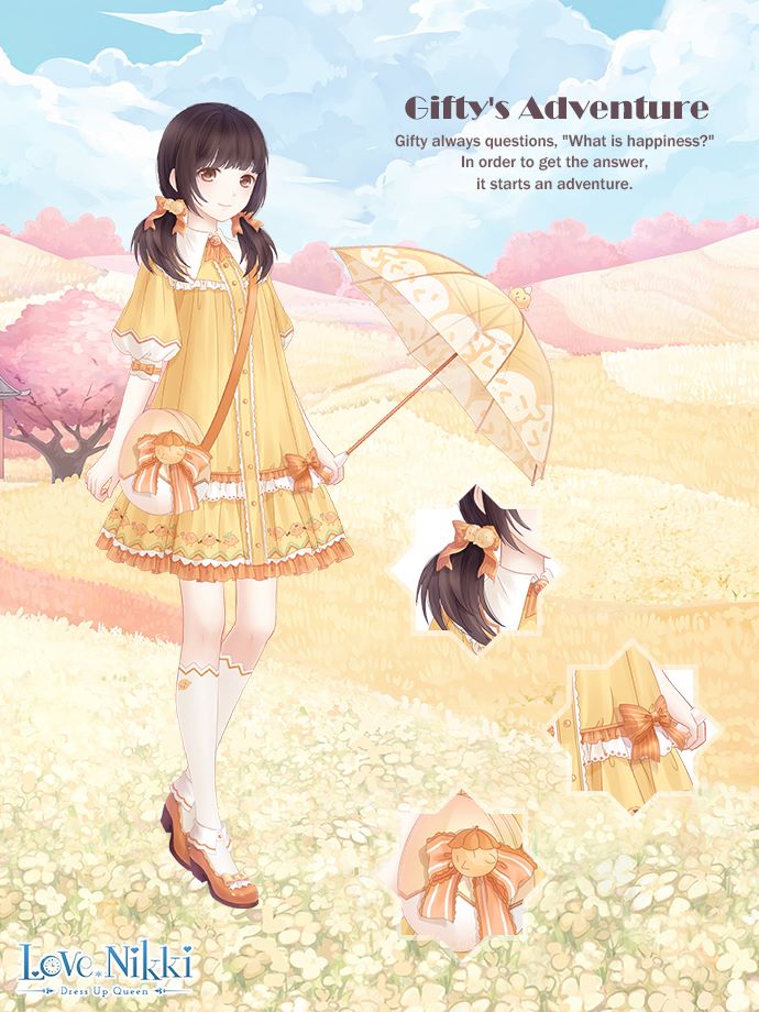 love nikki green tea parasol