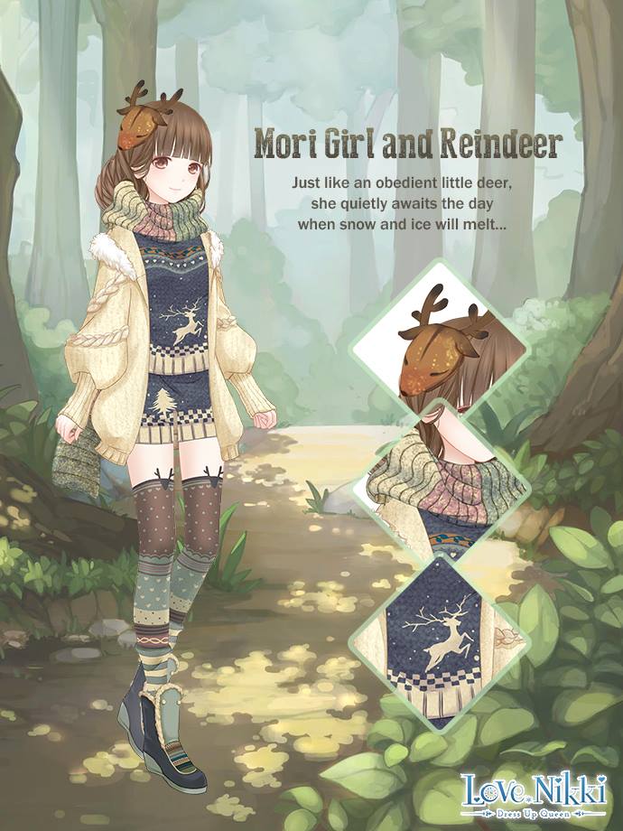 Mori Girl and Reindeer  Love Nikki-Dress UP Queen! Wiki  Fandom