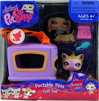littlest pet shop small portable playset