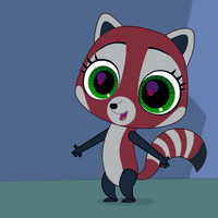 littlest pet shop red panda