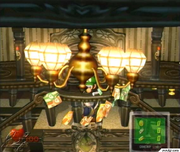 Luigi collects Dollar Bills