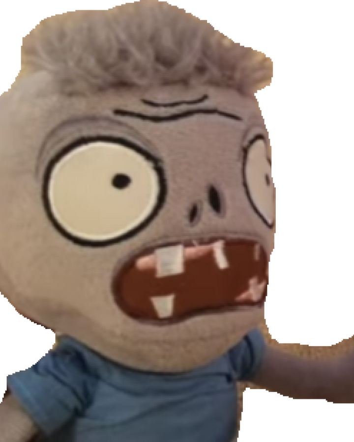 plants vs zombies balloon zombie plush
