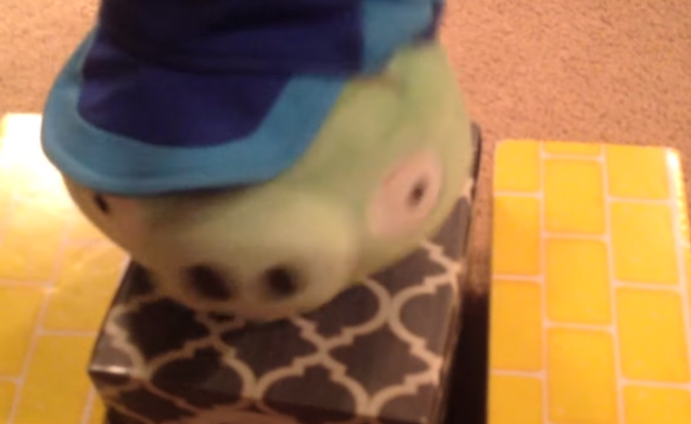 angry birds postman pig plush