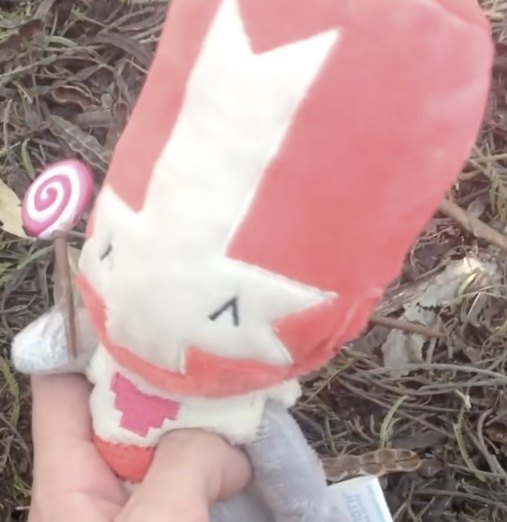 castle crashers pink knight plush