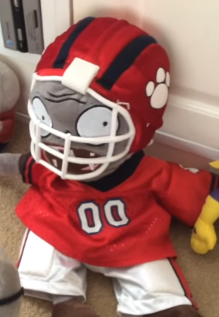 football zombie plush