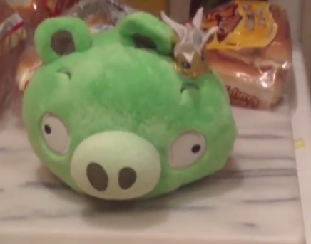 angry birds fat pig plush