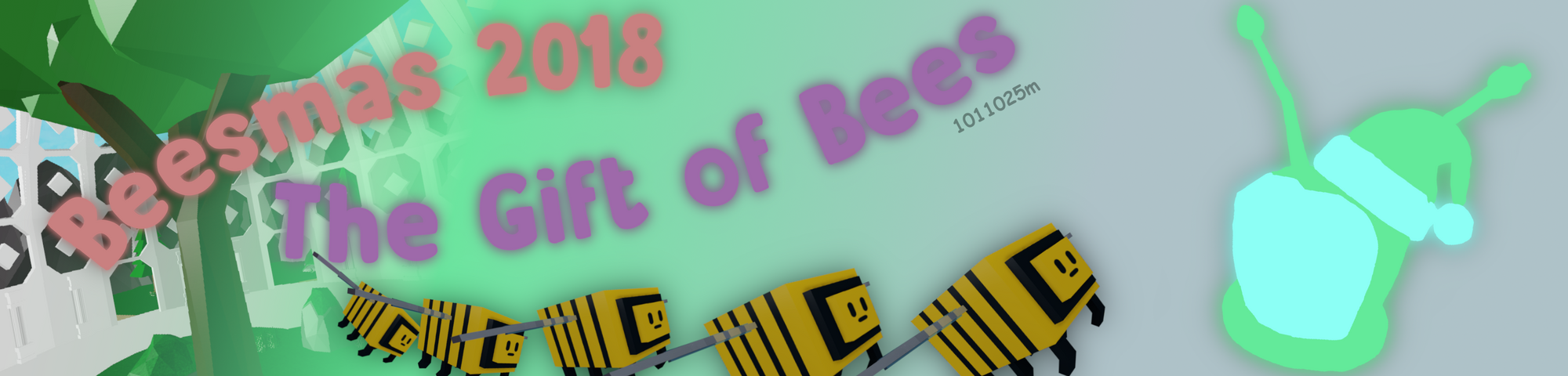 Mah Buckets Beesmas 2018 Event The Gift Of Bees Lumber - beesmas 2018 the gift of bees roblox