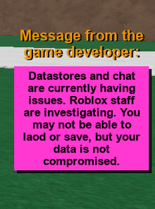 Errors Lumber Tycoon 2 Wikia Fandom Powered By Wikia - a message including a typo regarding datastore roblox issues