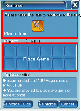 Reinforcing