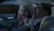 Joker harley voiture