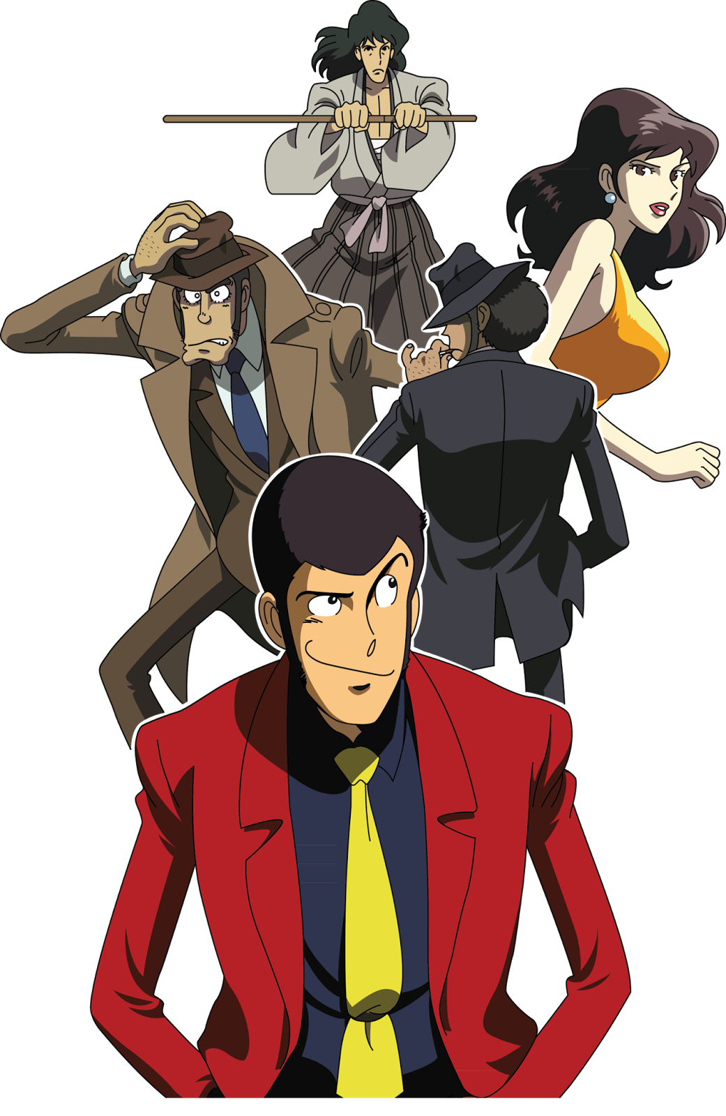 lupin iii the first coloring page template