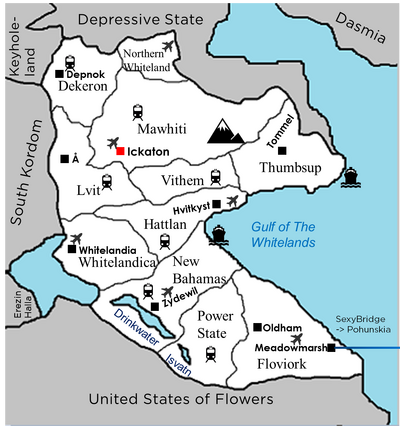 The Whitelands Map