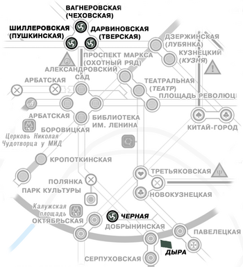 Карта Павелецкого Вокзала 2033