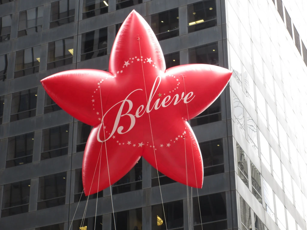 Image Red Believe Star.jpg Macy's Thanksgiving Day Parade Wiki