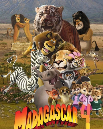 madagascar and penguins of madagascar 4 movie collection dvd