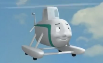 helicopter on thomas the tank engine