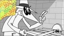 Early design of White Spy (Cartoon Network)