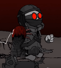 Hank with black rm