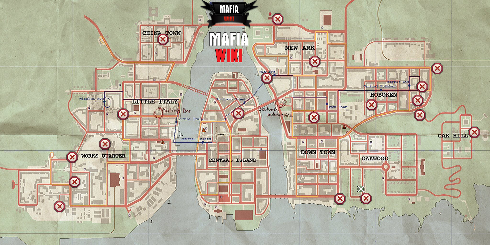 Карта mafia 2 definitive edition