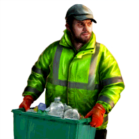 garbage man action figure