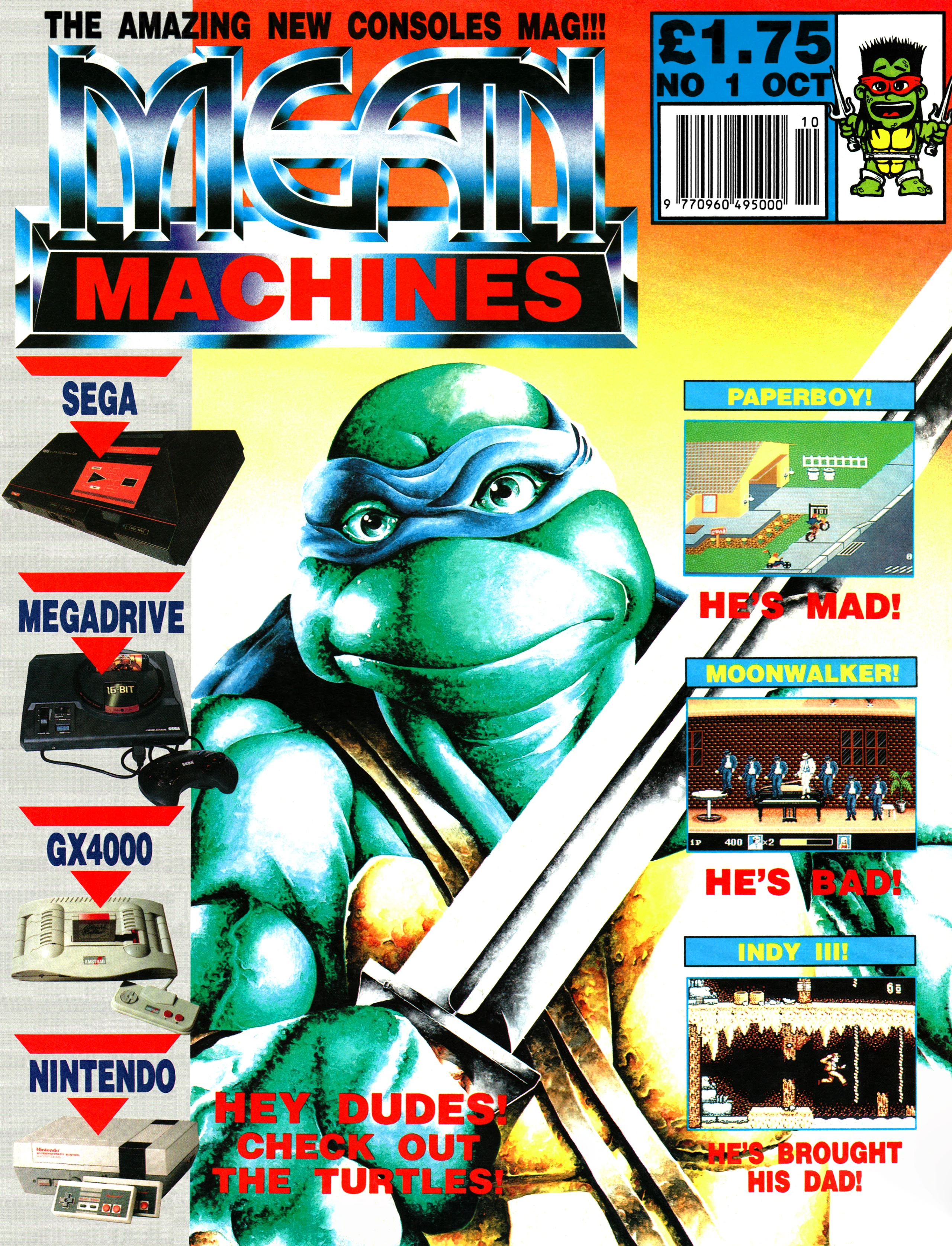 Mean Machines Issue 1 Magazines from the Past Wiki FANDOM powered by Wikia