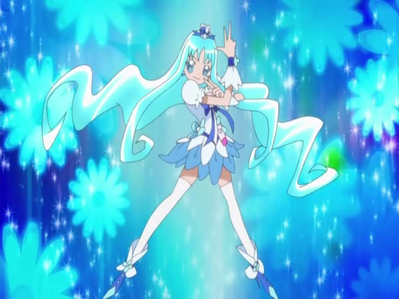 Image Heartcatch Pretty Cure Cure Marine Transformation Pose Magical Girl Mahou Shoujo 9515