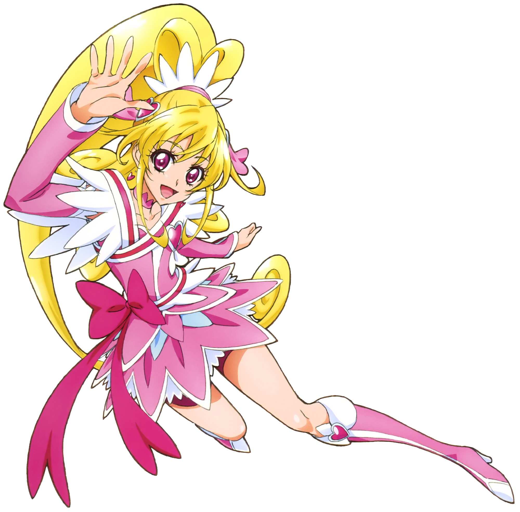 Image Doki Doki Pretty Cure Cure Heart Pose4png Magical Girl Mahou Shoujo 魔法少女 Wiki 9369