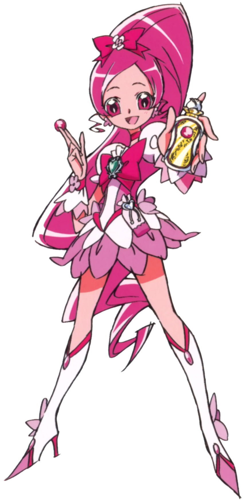 Image Heartcatch Pretty Cure Cure Blossom Pose6png Magical Girl Mahou Shoujo 魔法少女 Wiki 4246