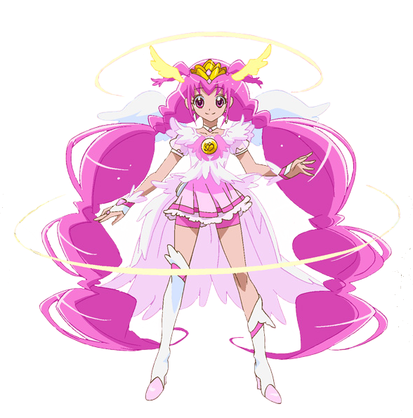 Image Smile Pretty Cure! Ultra Cure Happy pose.png Magical Girl