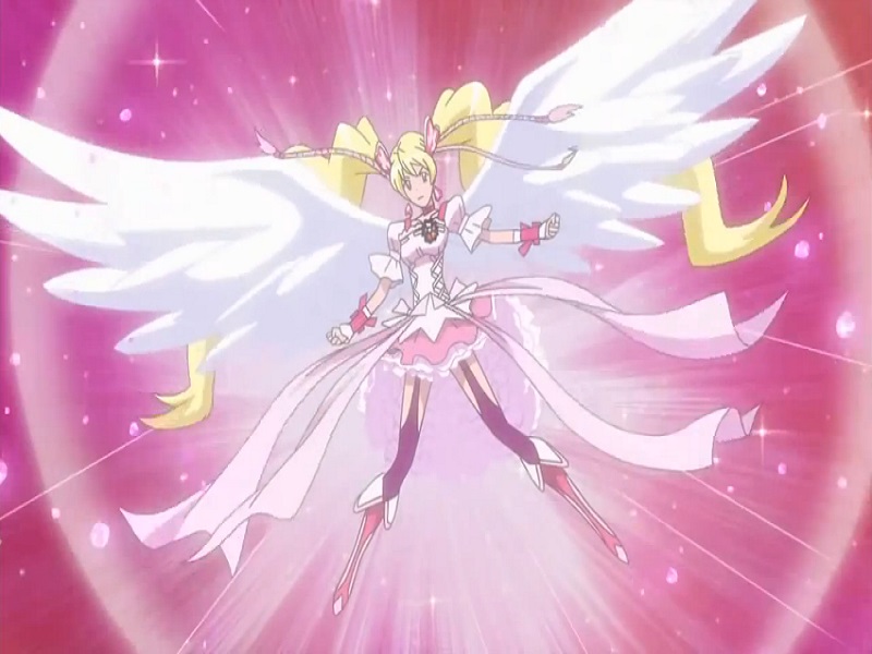 Image Fresh Pretty Cure Angel Cure Peach Transformation Pose Magical Girl Mahou Shoujo 8205