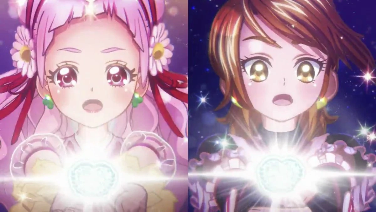 Image Hugtto! Precure The Movie Cure Yell and Cure Black using
