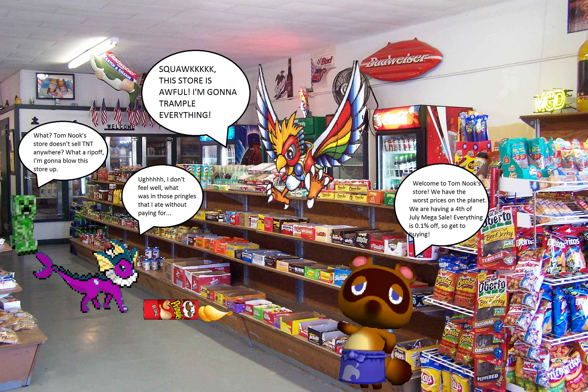 Comic 5: Tom Nook's Store | Magical World of Randomness Wiki | Fandom