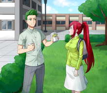 Robynne meets Nick by Grimay