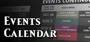 Events calendar