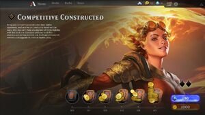 Competitive Constructed Menu