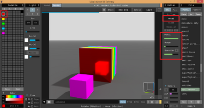 Asset 0.99.1a tutorial measurer 109 material-metal-demo