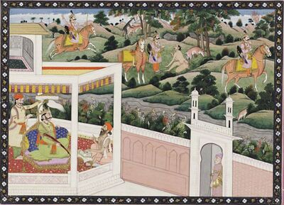 Pandu Shoots the Ascetic Kindama