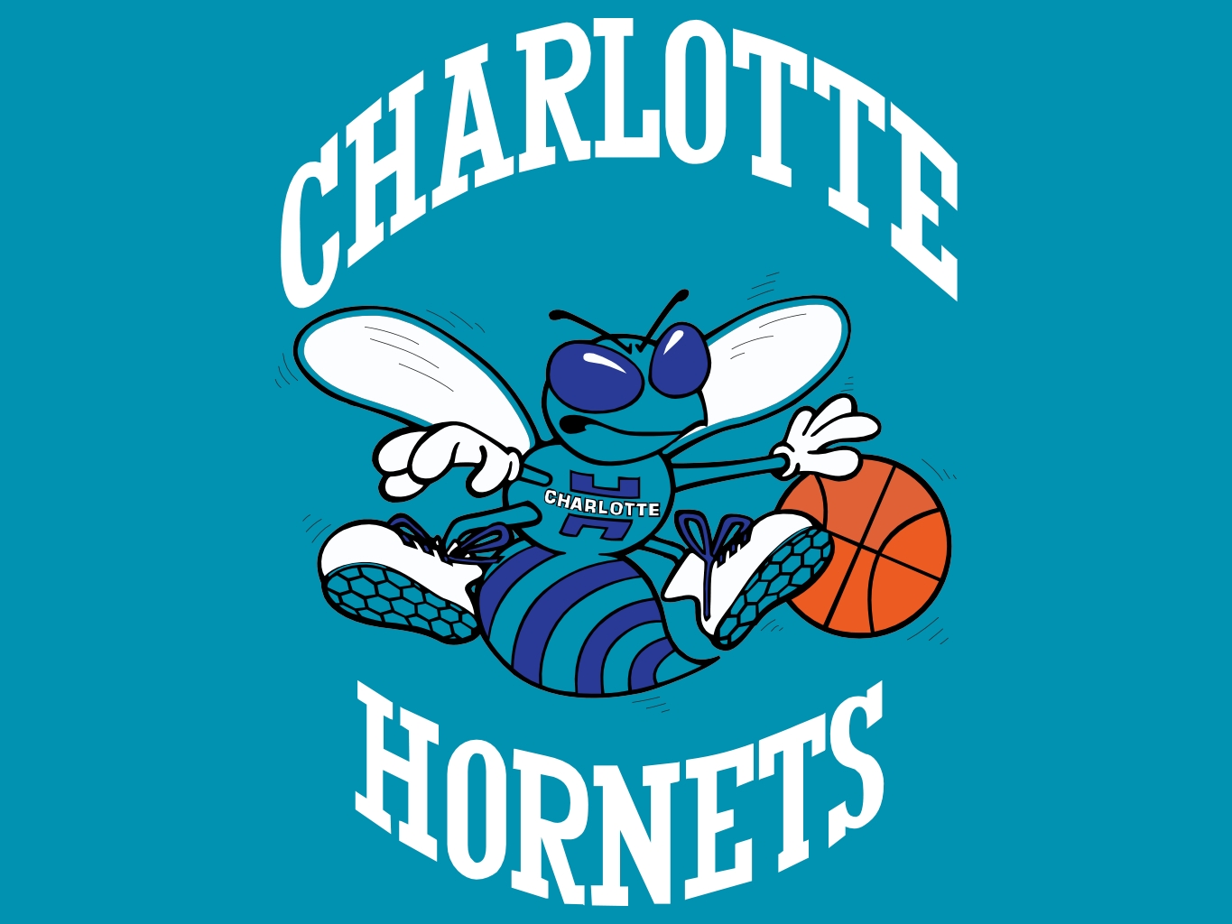 Charlotte Hornets Nail Wraps - wide 3