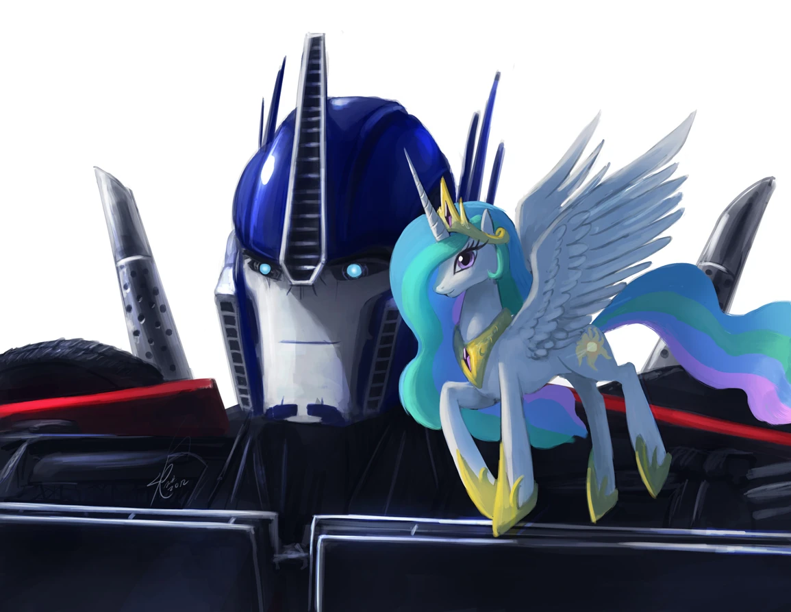 Optimus Prime X Princess Celestia Making the Crossover Wiki FANDOM