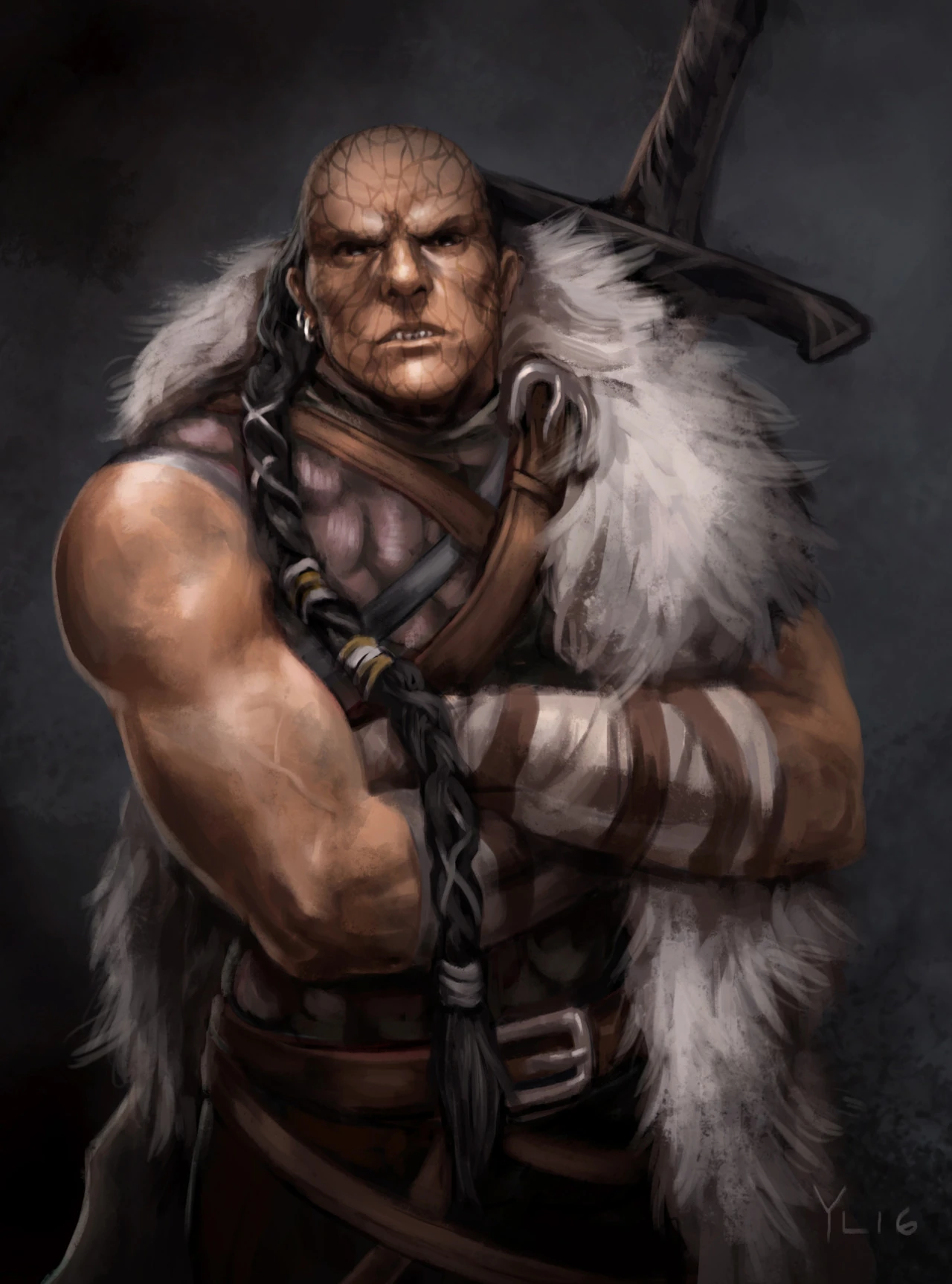 Image Karsa Orlong by Ylva Ljungqvist.jpg Malazan Wiki FANDOM