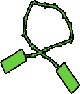 Weapons 2 green barbedwire