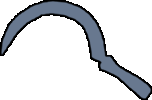 Weapons 2 blue sickle